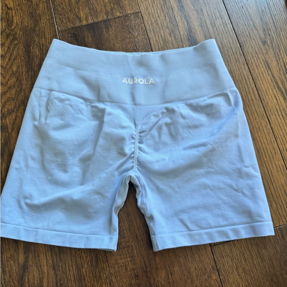 Aurola Women's Sky Blue Bike Shorts